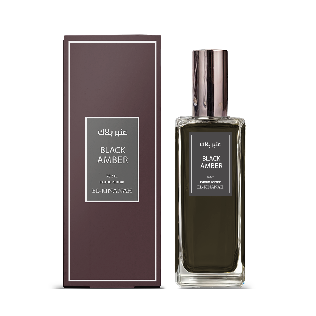 عطر عنبر بلاك المركز من دار الكنانة